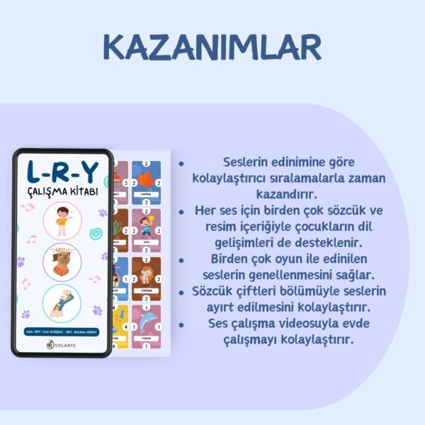 L-R-Y Sesleri Çalışma Kitabı - Görsel 2