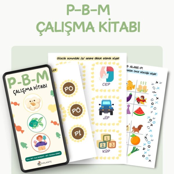 P-B-M Sesleri Çalışma Kitabı