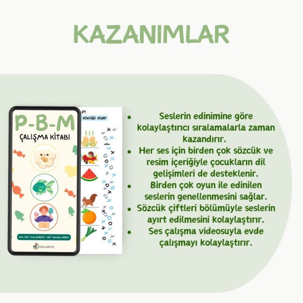 P-B-M Sesleri Çalışma Kitabı - Görsel 2