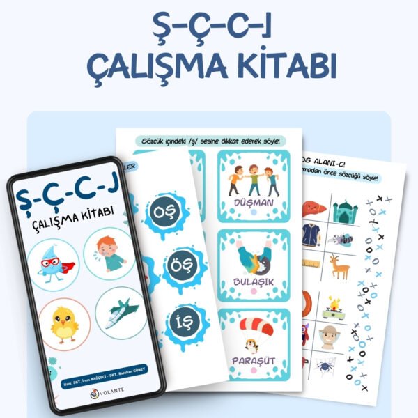 S-Ç-C-J Sesleri Çalışma Kitabı