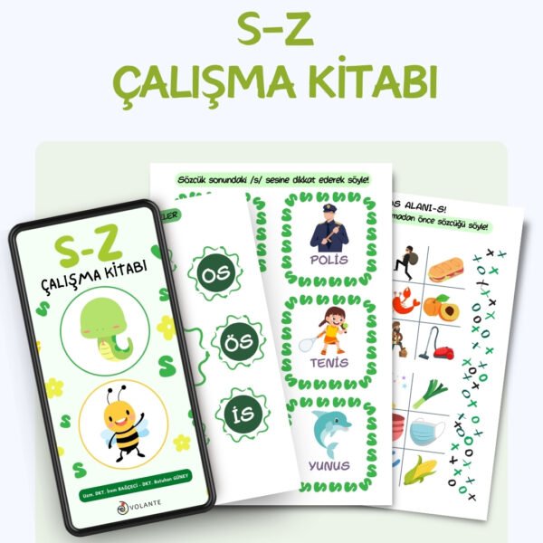S-Z Sesleri Çalışma Kitabı
