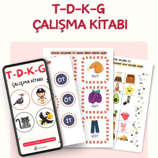T-D-K-G Sesleri Çalışma Kitabı